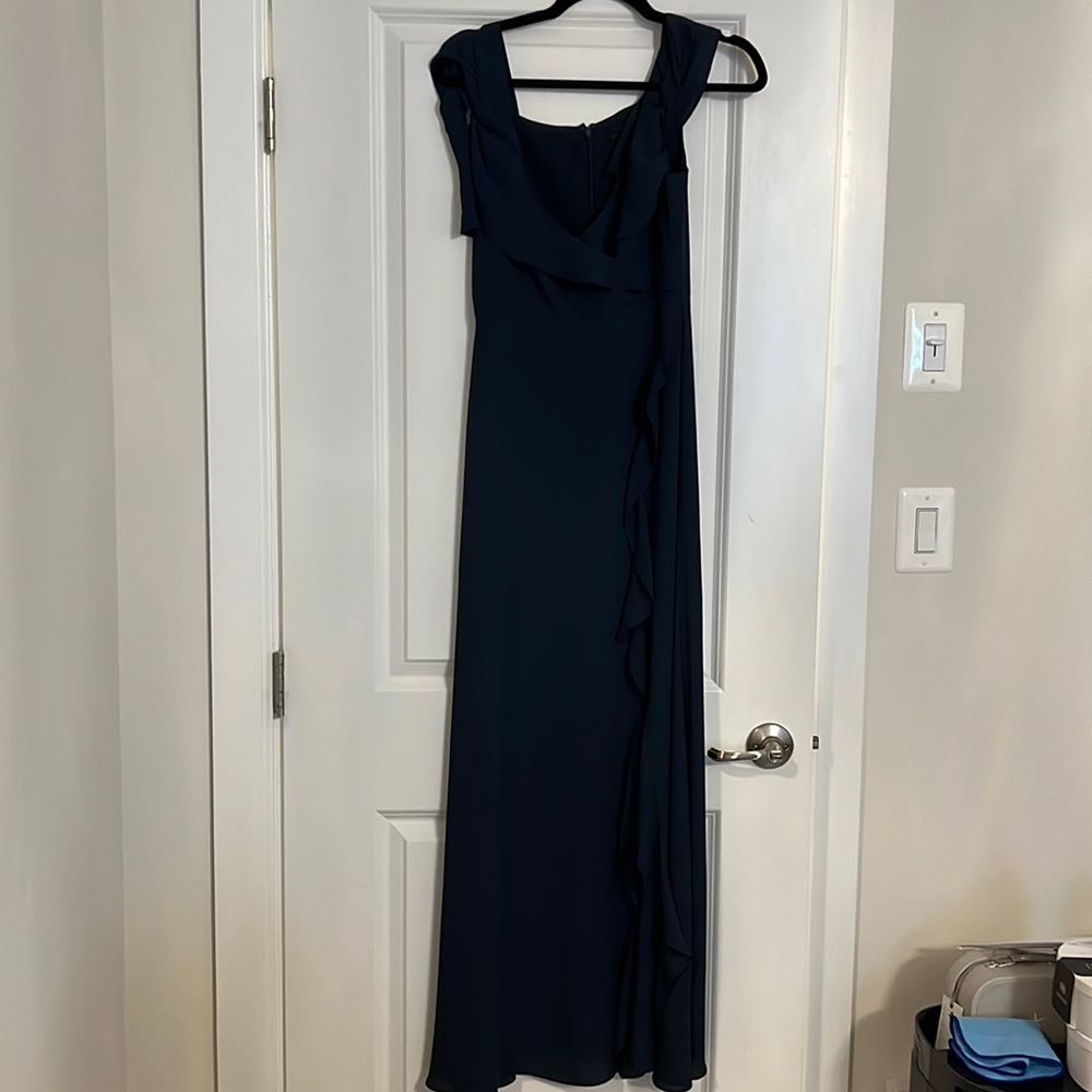 BCBG navy blue gown, size 2